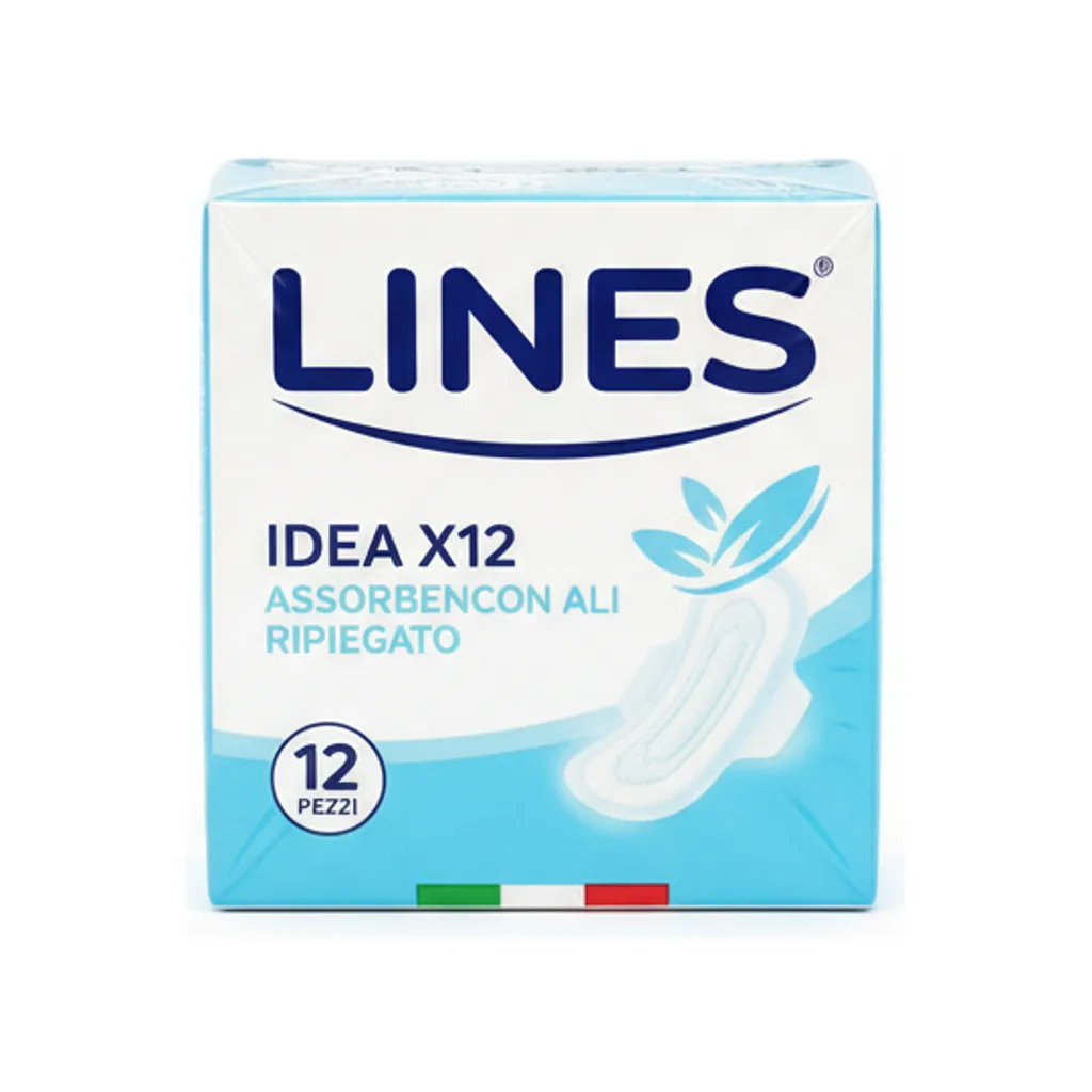 LINES IDEA X12 ASSORBENCON ALI RIPIEGATO