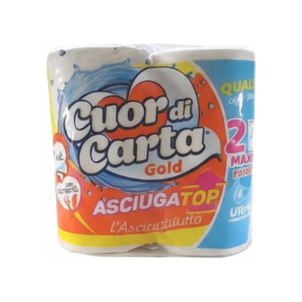 CUOR DI CARTA ASCIUGATUTTO X2