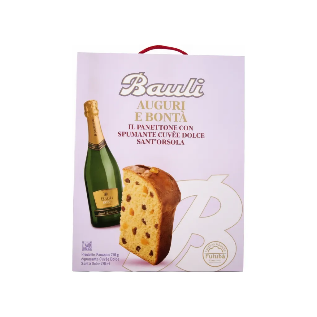BAULI PANETTONE+ BOTTIGLIA SANTORSOLA