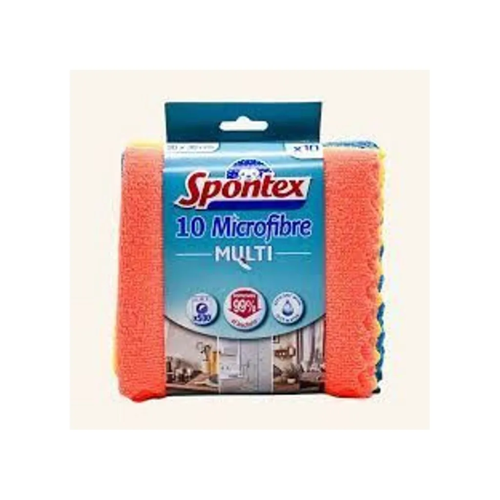 SPONTEX PANNO MICROFIBRA 30X30 10PZ